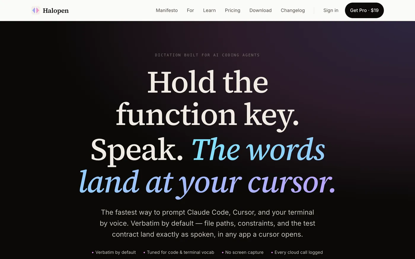 Halopen website