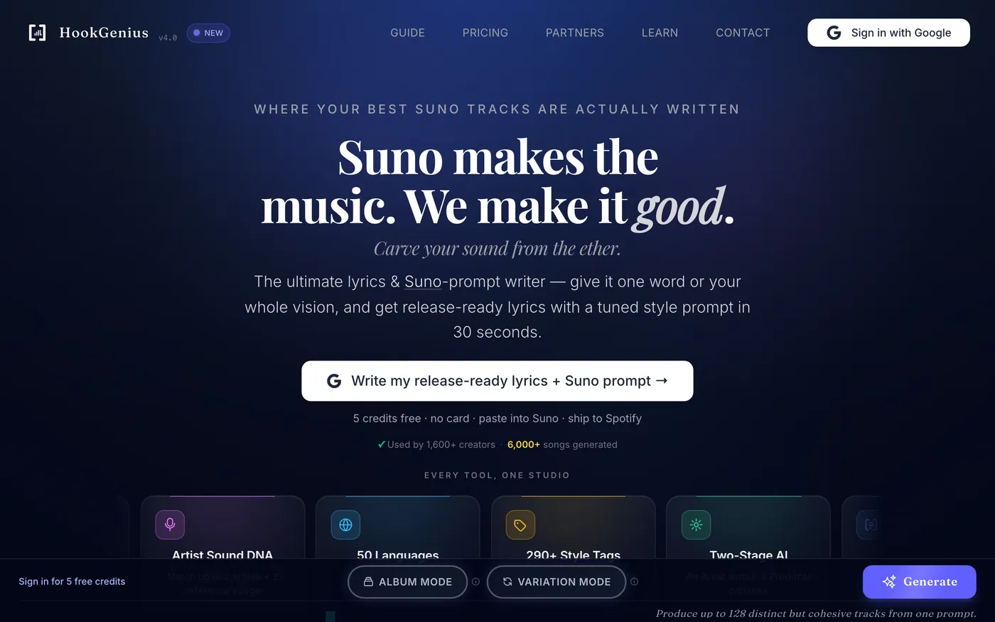 Hookgenius website